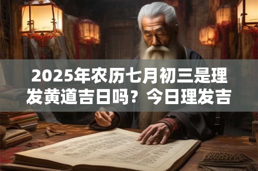 2025年农历七月初三是理发黄道吉日吗？今日理发吉凶查询