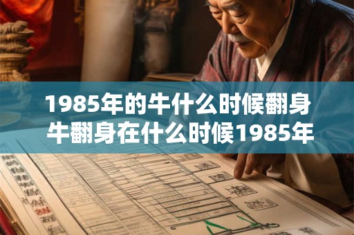1985年的牛什么时候翻身 牛翻身在什么时候1985年 1985年的牛什么时候翻身 牛翻身在什么时候1985年