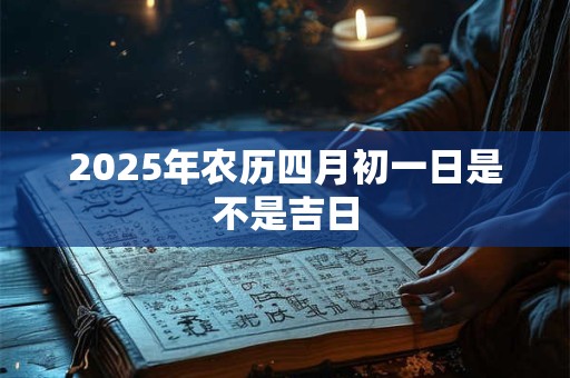 2025年农历四月初一日是不是吉日