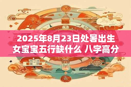2025年8月23日处暑出生女宝宝五行缺什么 八字高分起名字