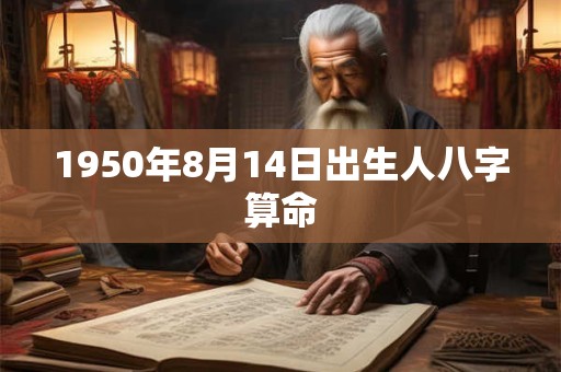1950年8月14日出生人八字算命