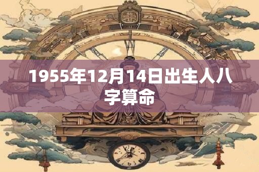 1955年12月14日出生人八字算命