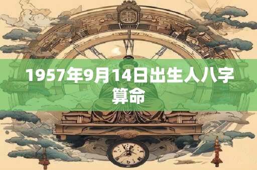 1957年9月14日出生人八字算命