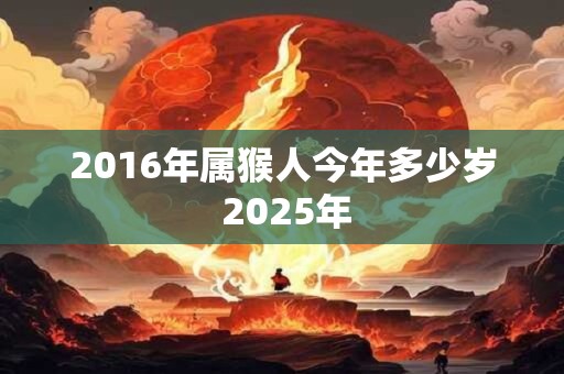 2016年属猴人今年多少岁 2025年 2016年属猴人今年多少岁 2025年