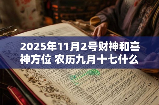 2025年11月2号财神和喜神方位 农历九月十七什么时辰吉