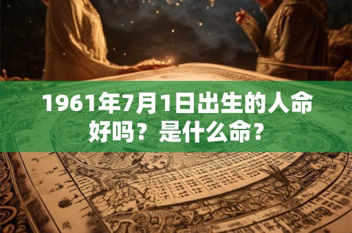 1961年7月1日出生的人命好吗？是什么命？