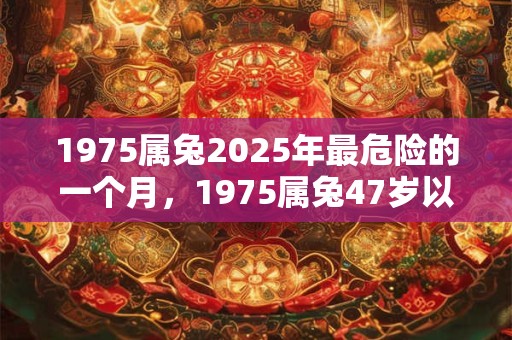 1975属兔2025年最危险的一个月，1975属兔47岁以后婚姻