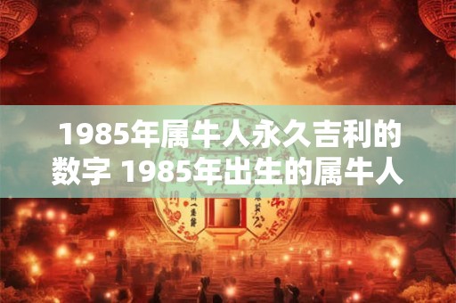 1985年属牛人永久吉利的数字 1985年出生的属牛人有哪些数字会永远给他们带来好运
