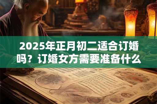 2025年正月初二适合订婚吗？订婚女方需要准备什么？