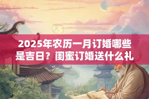 2025年农历一月订婚哪些是吉日？闺蜜订婚送什么礼
