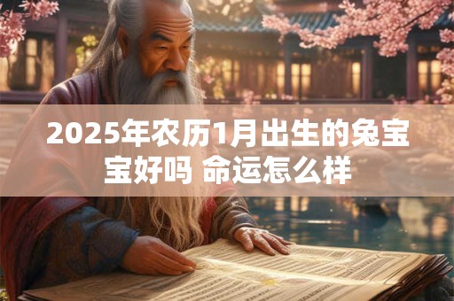 2025年农历1月出生的兔宝宝好吗 命运怎么样 2025年农历1月出生的兔宝宝好吗 命运怎么样