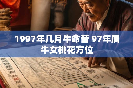 1997年几月牛命苦 97年属牛女桃花方位
