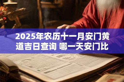 2025年农历十一月安门黄道吉日查询 哪一天安门比较好