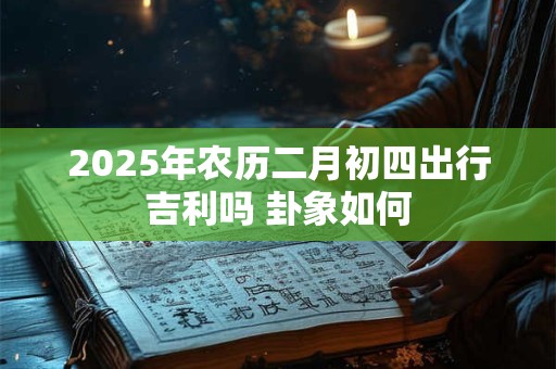 2025年农历二月初四出行吉利吗 卦象如何