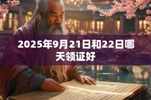 2025年9月21日和22日哪天领证好