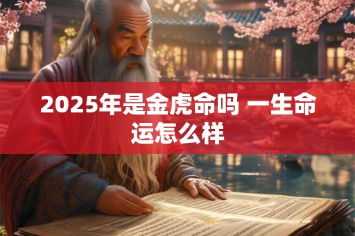 2025年是金虎命吗 一生命运怎么样