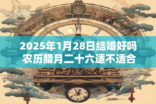 2025年1月28日结婚好吗 农历腊月二十六适不适合办酒席