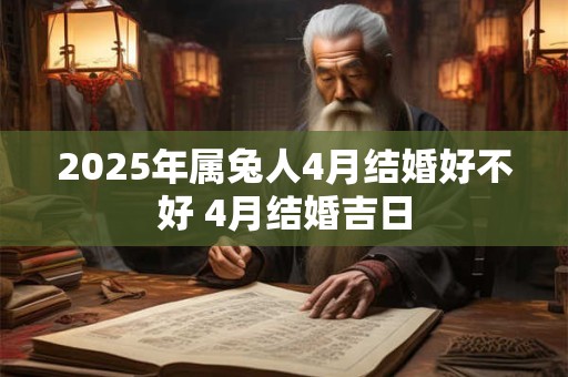 2025年属兔人4月结婚好不好 4月结婚吉日