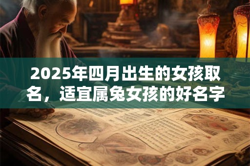 2025年四月出生的女孩取名，适宜属兔女孩的好名字