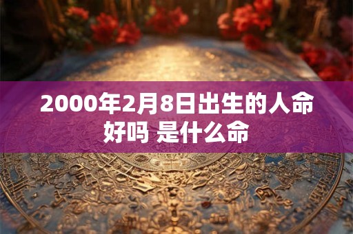 2000年2月8日出生的人命好吗 是什么命