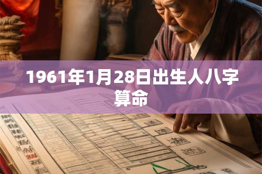 1961年1月28日出生人八字算命 1961年1月28日出生人八字算命