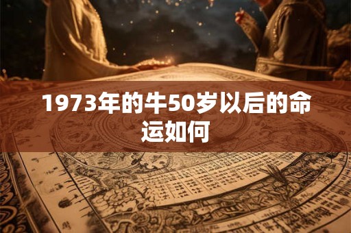 1973年的牛50岁以后的命运如何 1973年的牛50岁以后的命运如何