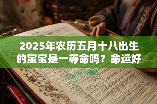 2025年农历五月十八出生的宝宝是一等命吗？命运好不好？