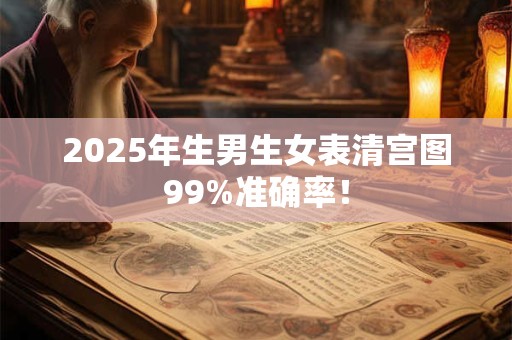 2026年生男生女表清宫图99%准确率! 2026年生男生女表清宫图99%准确率!