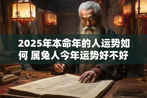 2025年本命年的人运势如何 属兔人今年运势好不好