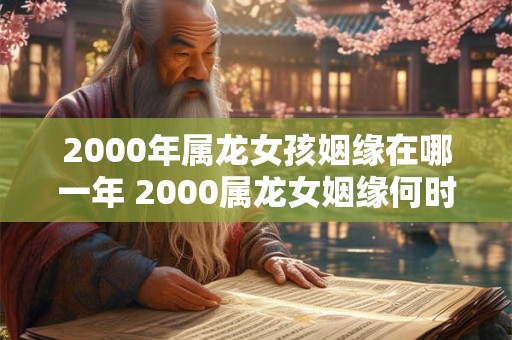 2000年属龙女孩姻缘在哪一年 2000属龙女姻缘何时到来