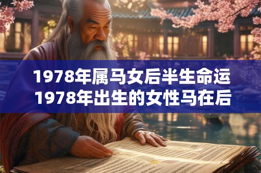 1978年属马女后半生命运 1978年出生的女性马在后半生中的命运如何