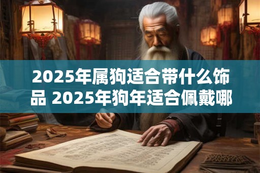 2025年属狗适合带什么饰品 2025年狗年适合佩戴哪些饰品
