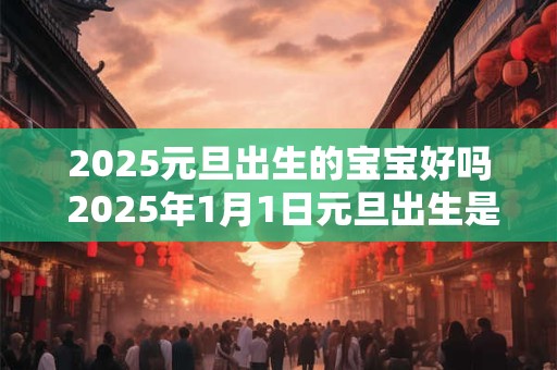 2025元旦出生的宝宝好吗 2025年1月1日元旦出生是什么星座