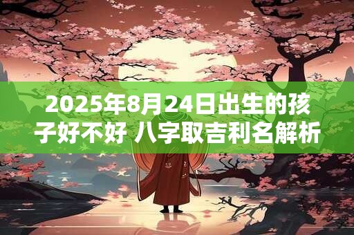 2025年8月24日出生的孩子好不好 八字取吉利名解析 2025年8月24日出生的孩子好不好 八字取吉利名解析