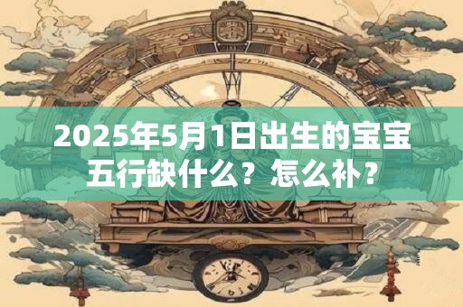 2025年5月1日出生的宝宝五行缺什么？怎么补？