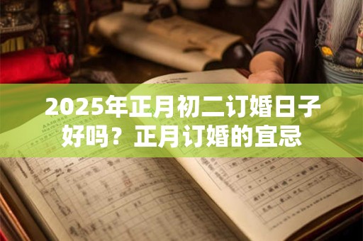2025年正月初二订婚日子好吗？正月订婚的宜忌
