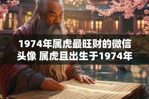 1974年属虎最旺财的微信头像 属虎且出生于1974年的人使用1974年属虎最旺财的微信头像对财运是否有帮助