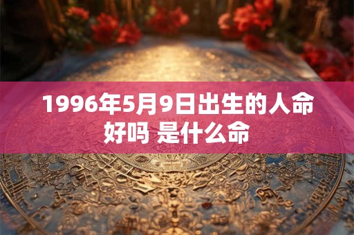 1996年5月9日出生的人命好吗 是什么命