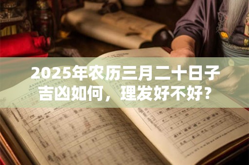 2025年农历三月二十日子吉凶如何，理发好不好？