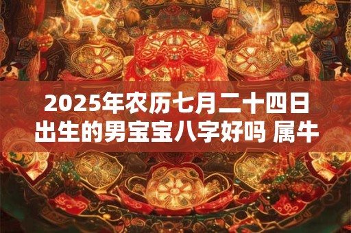 2025年农历七月二十四日出生的男宝宝八字好吗 属牛男孩取名大全