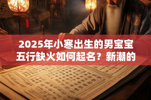 2025年小寒出生的男宝宝五行缺火如何起名？新潮的名字大全