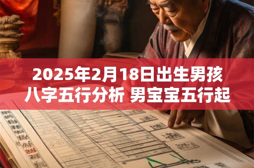 2025年2月18日出生男孩八字五行分析 男宝宝五行起名大全