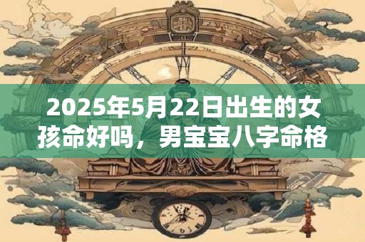 2025年5月22日出生的女孩命好吗，男宝宝八字命格