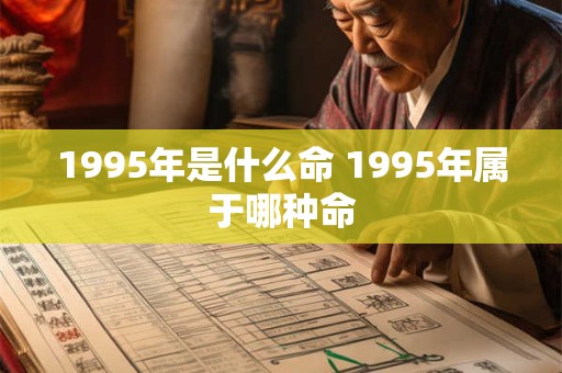 1995年是什么命 1995年属于哪种命
