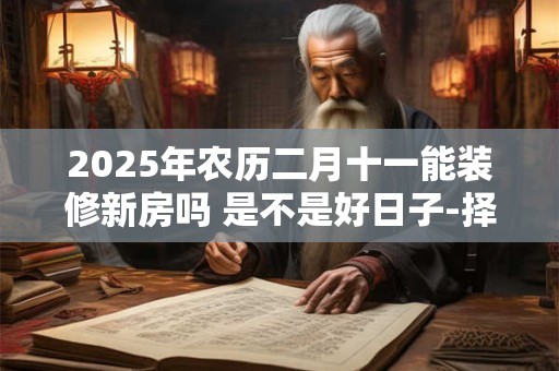 2025年农历二月十一能装修新房吗 是不是好日子-择吉日网