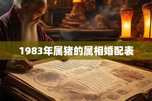 1983年属猪的属相婚配表
