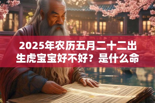 2025年农历五月二十二出生虎宝宝好不好？是什么命？