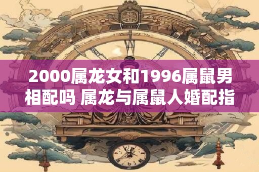 2000属龙女和1996属鼠男相配吗 属龙与属鼠人婚配指数怎么样