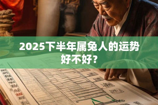 2025下半年属兔人的运势好不好? 2025下半年属兔人的运势好不好?