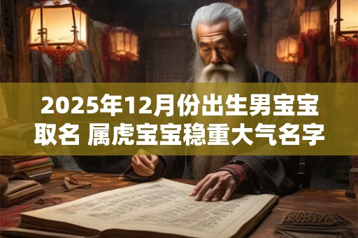 2025年12月份出生男宝宝取名 属虎宝宝稳重大气名字